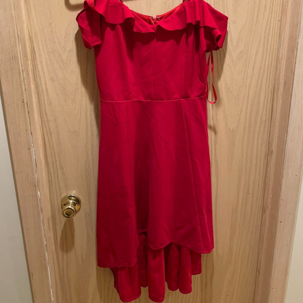 Luxe Apothetique Red Flirty Dress